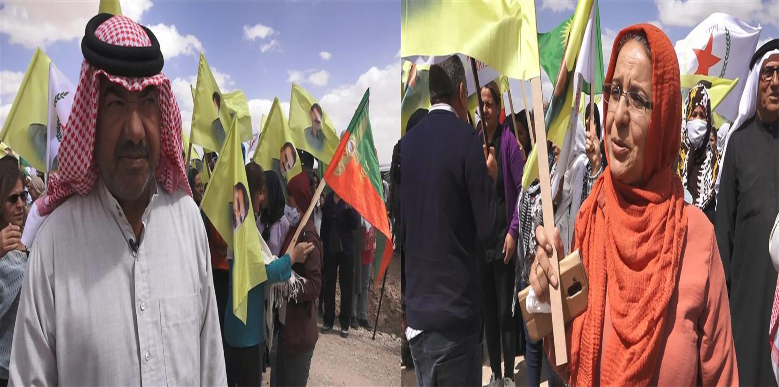 الكرد والعرب يقولون "لا للجدار ولا للخيانة"