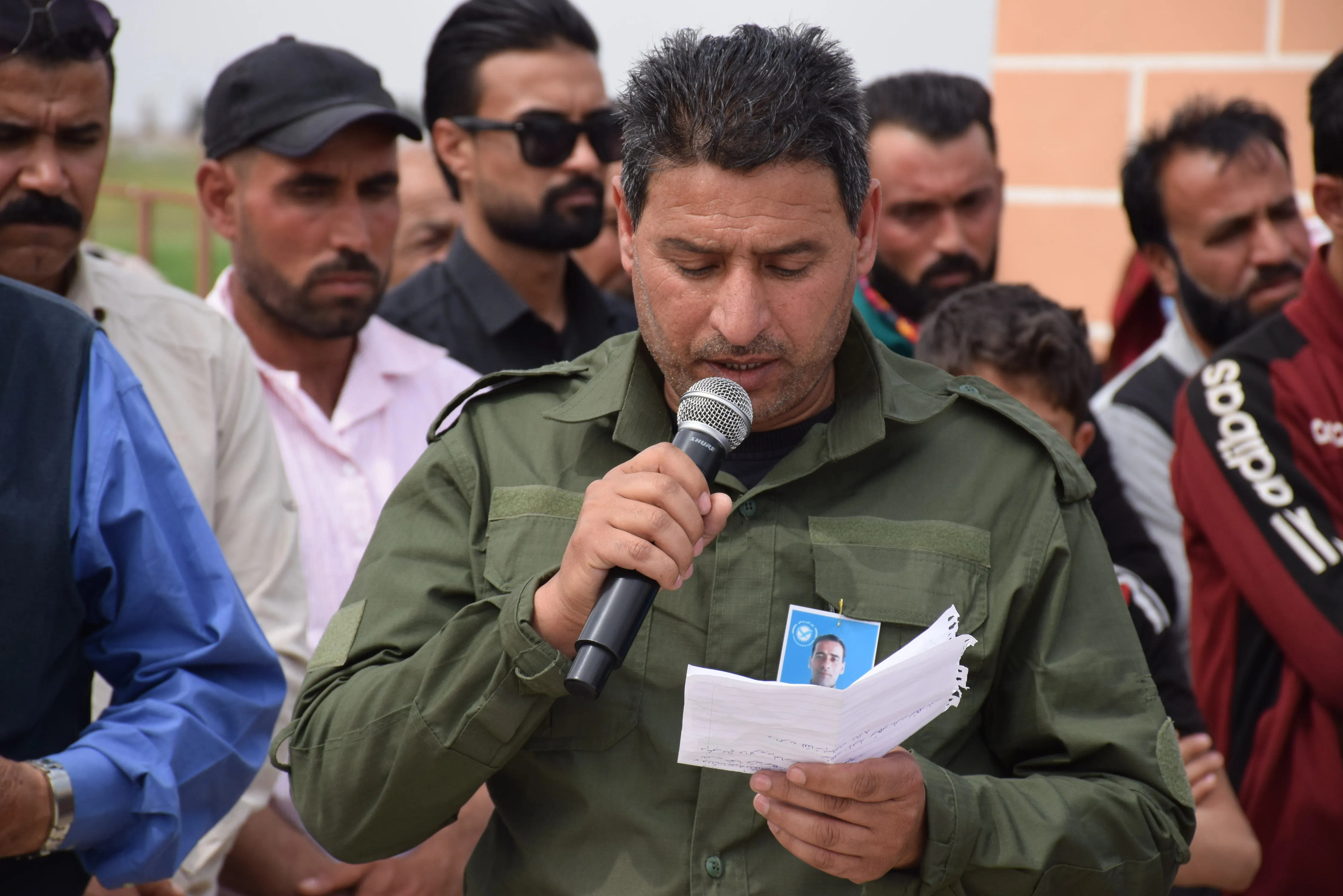 ​​​​​​​أهالي تربه سبيه وجل آغا يشيّعون جثمان الشهيد ماجد إلى مثواه الأخير
