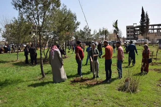 ​​​​​​​بمناسبة ميلاد القائد أوجلان.. حملات ومبادرات تشجير في شمال وشرق سوريا