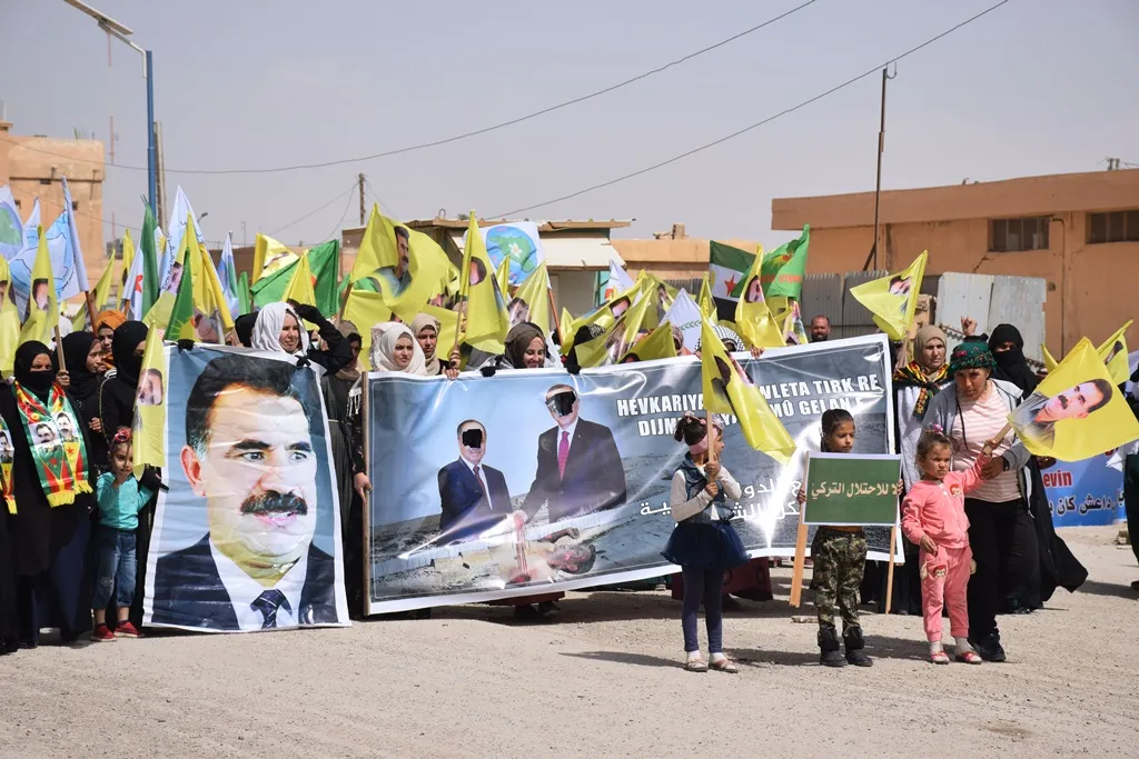 ​​​​​​​فعاليات منددة في مقاطعة الحسكة بسياسة PDK والجدار الفاصل بين شنكال وروج آفا