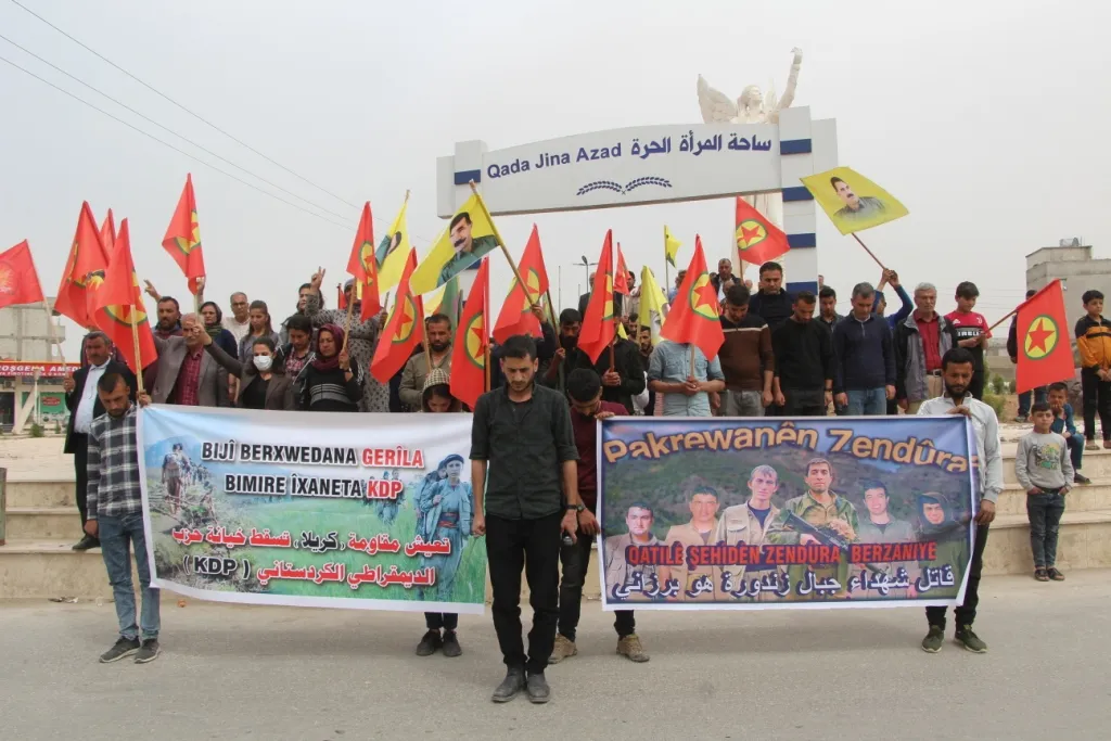 مواطنو روج آفا يستنكرون تواطؤ PDK مع الاحتلال التركي في الهجمات ضد الكريلا- تم التحديث