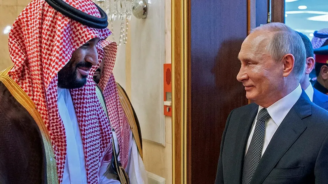 بوتين يناقش مع ولي العهد السعودي عدداً من الملفات من بينها اليمن وأوكرانيا