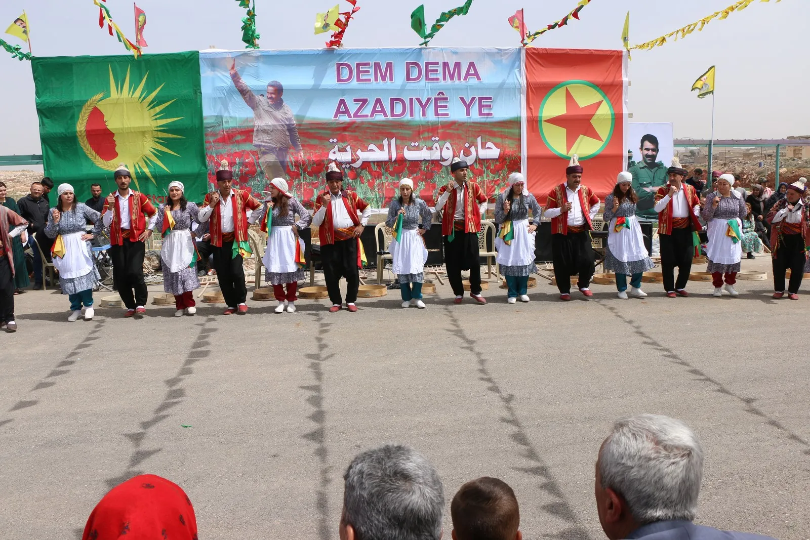مهرجان للأطفال واحتفالية وزراعة الأشجار في حلب ومنبج احتفاءً بميلاد القائد أوجلان