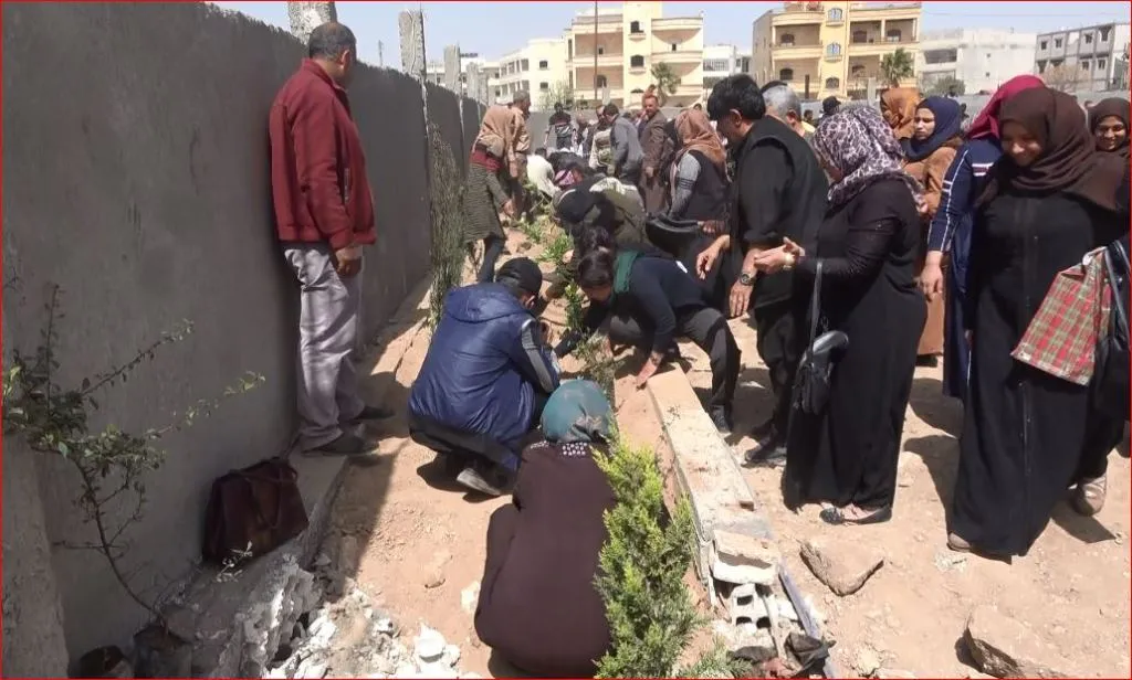 مهرجان للأطفال واحتفالية وزراعة الأشجار في حلب ومنبج احتفاءً بميلاد القائد أوجلان