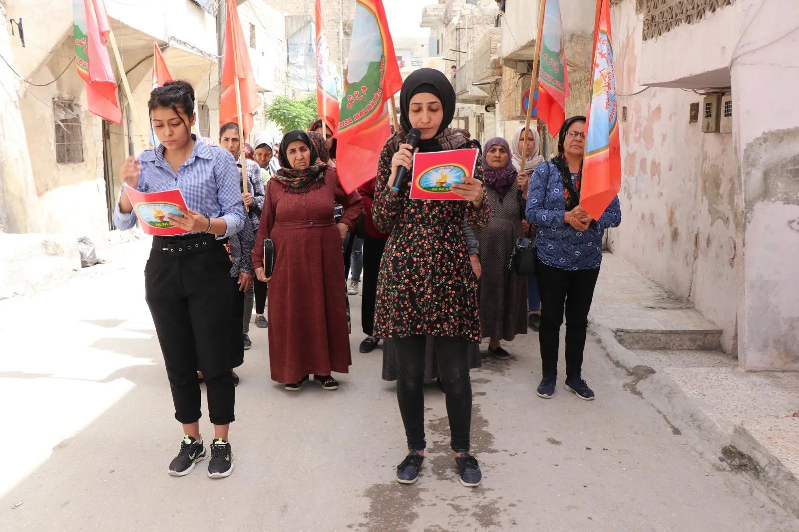 ​​​​​​​مجلس المرأة لعوائل الشهداء في حلب يدين هجمات الإبادة للاحتلال التركي على جنوب كردستان