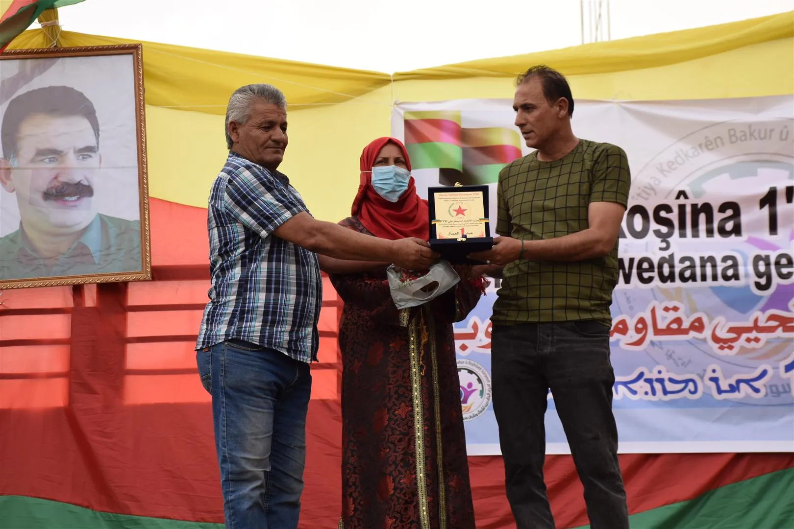 احتفالية بمناسبة يوم العمال العالمي في الحسكة