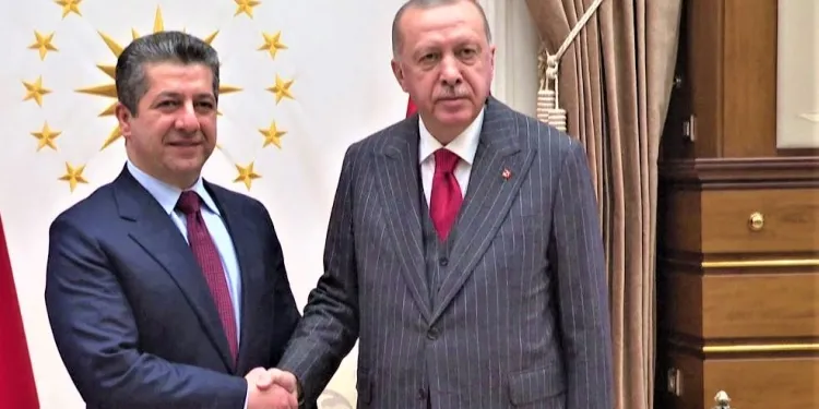 ​​​​​​​وسط حديث عن مخطط مشترك لمهاجمة الكريلا... مسرور بارزاني يصل تركيا