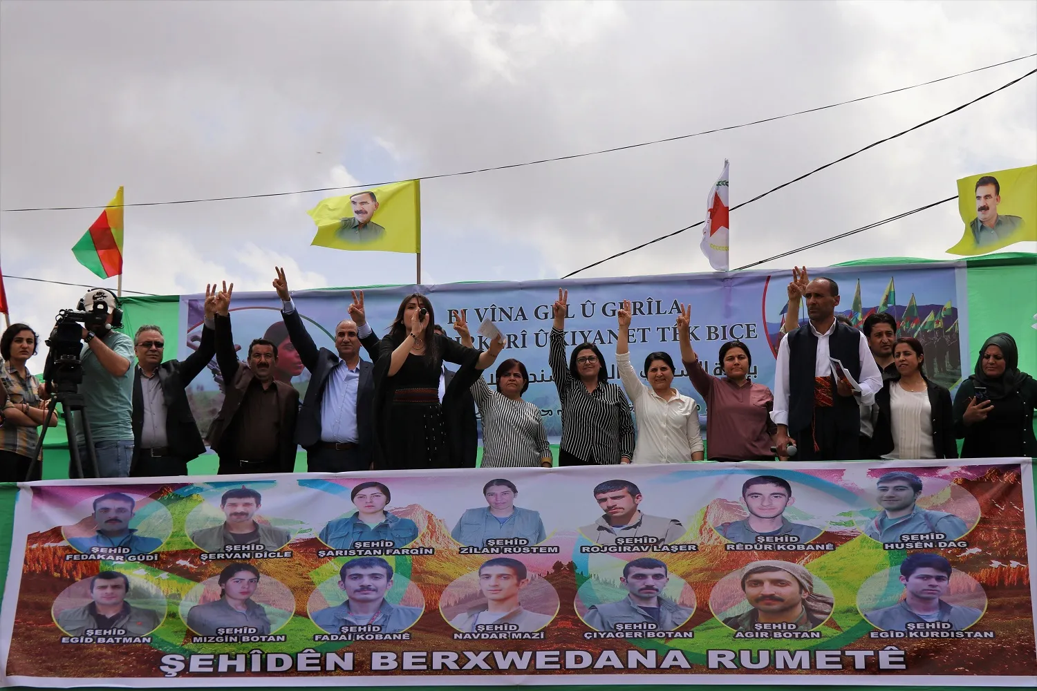 ​​​​​​​بالصور والفيديو.. مسيرة الكرامة ضد الاحتلال والخيانة بمدينة قامشلو