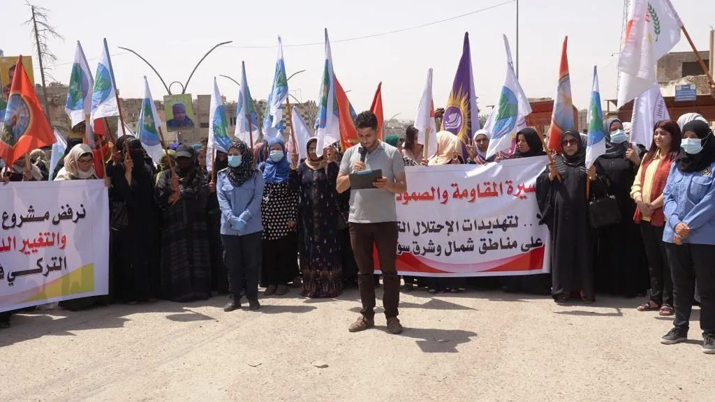 ​​​​​​​أهالي وأعضاء مجلس الرقة لحزب سوريا المستقبل يطالبون بإيقاف المخططات التركية في سوريا
