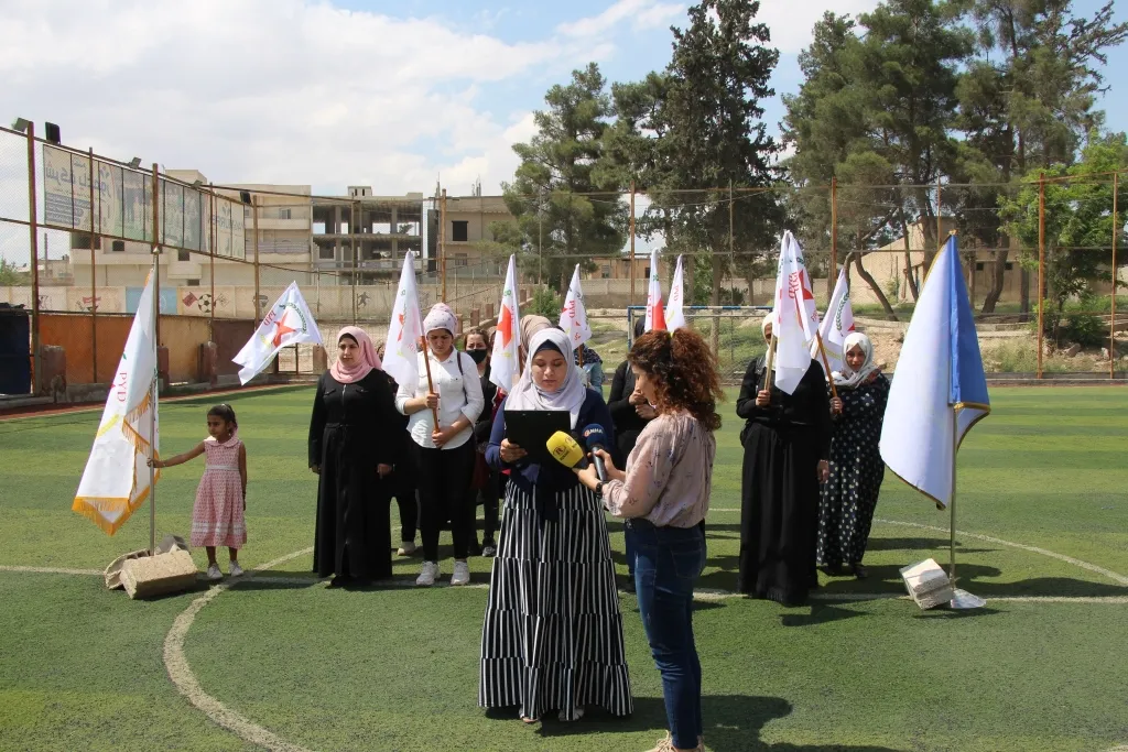 مجلس المرأة بحزب الاتحاد الديمقراطي في منبج يدين جرائم الاحتلال التركي