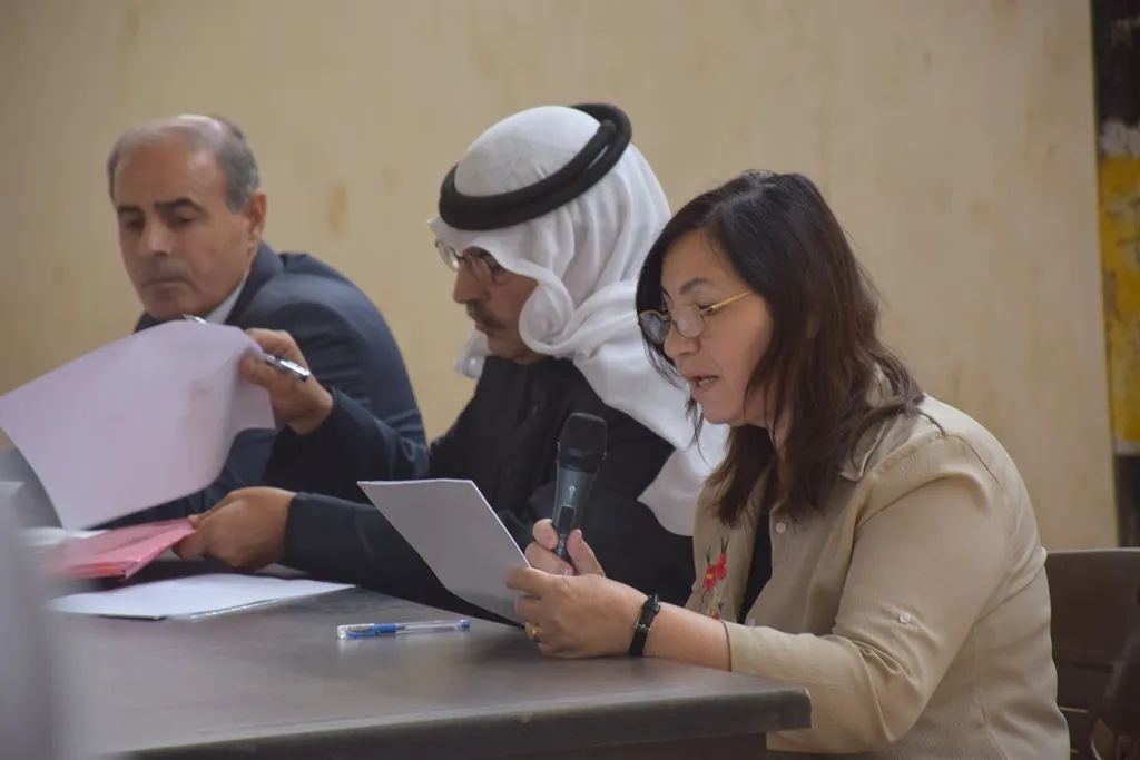 اللجنة المصغرة لصياغة العقد تستقبل مقترحات اهالي المنطقة الجنوبية للحسكة خلال اجتماع جماهيري