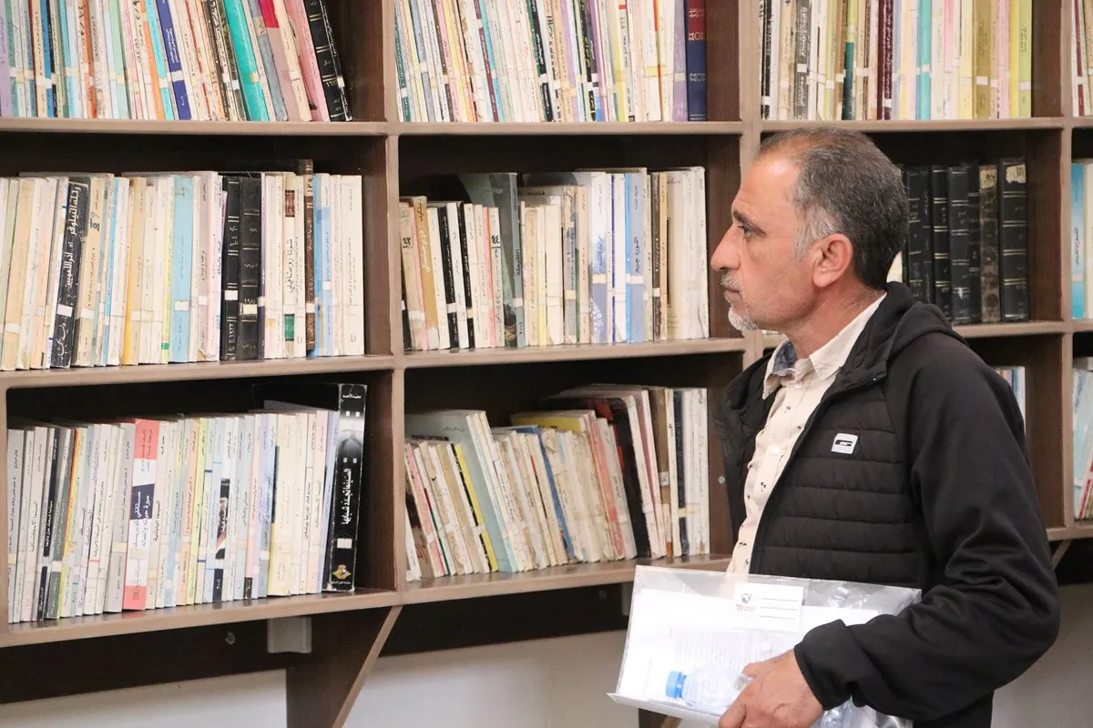 افتتاح مكتبة في الشهباء بمناسبة يوم اللغة الكردية