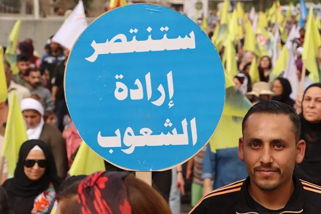 خلال تظاهرة... فدراسيون جرحى الحرب في شمال وشرق سوريا يندد بهجمات الاحتلال التركي