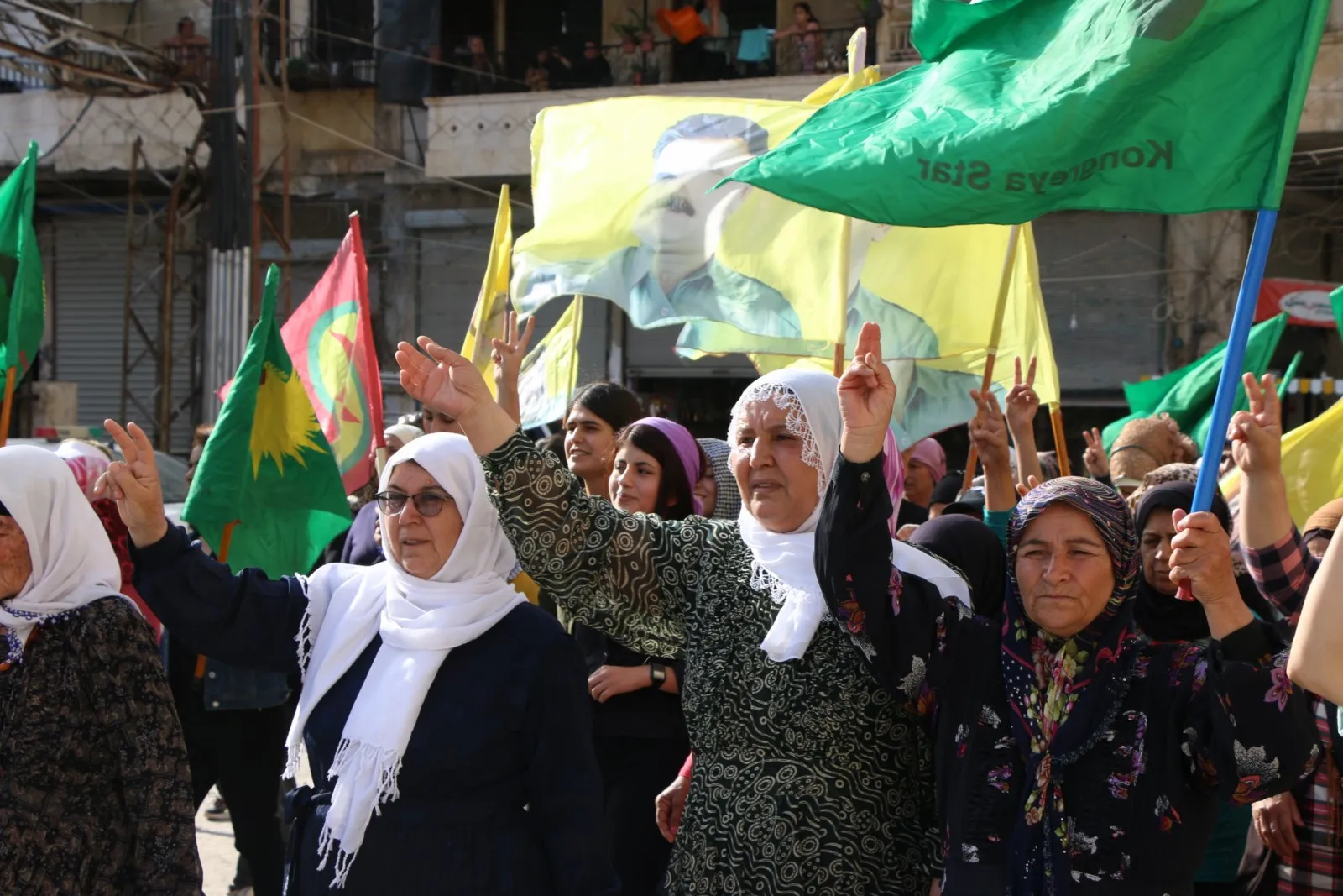 حلب...انطلاق فعالية الاعتصام للمطالبة بحرية القائد عبدالله أوجلان