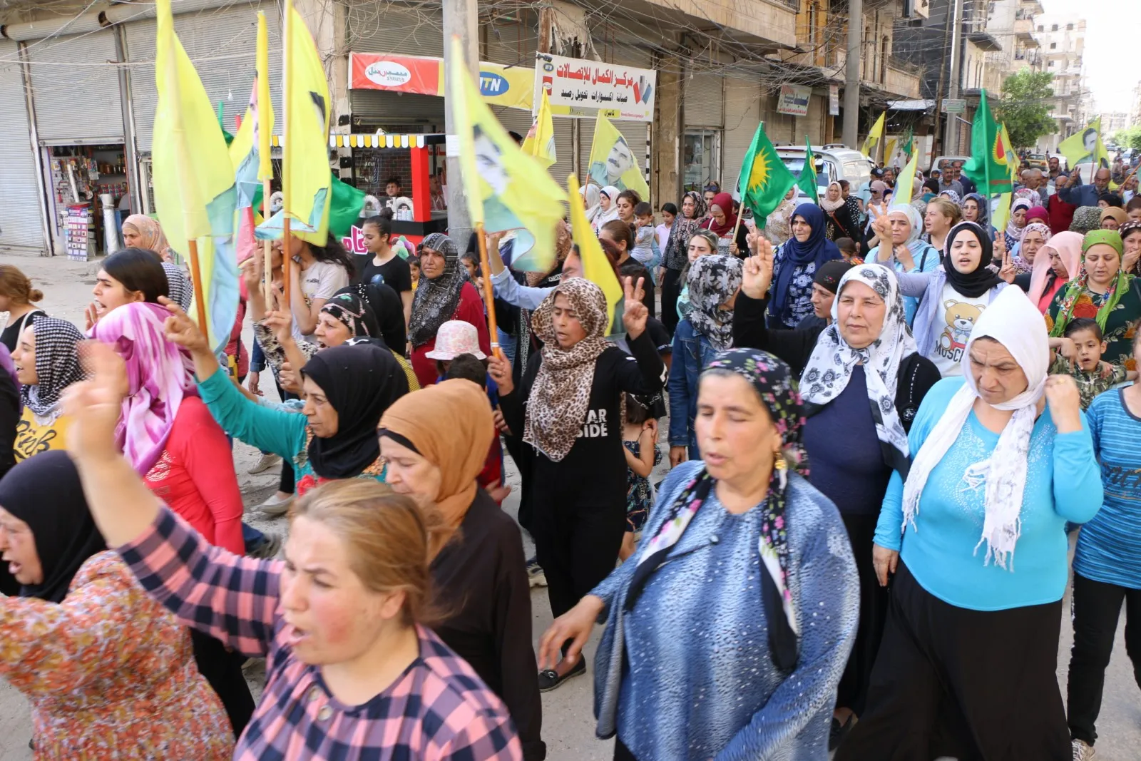 حلب...انطلاق فعالية الاعتصام للمطالبة بحرية القائد عبدالله أوجلان