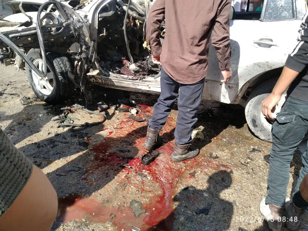 ​​​​​​​انفجار وسط مدينة الباب المحتلة