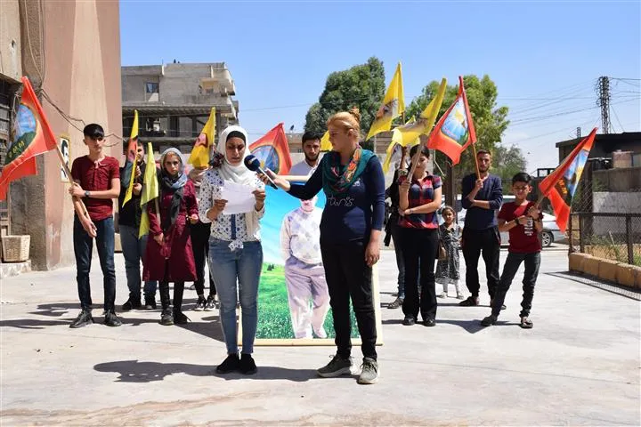 ​​​​​​​أبناء الشهداء يوجهون نداء للشبيبة في العالم لدعم المقاومة في وجه الاحتلال التركي