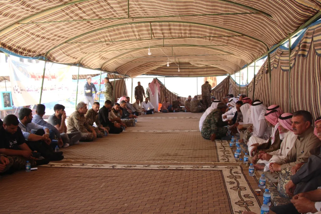 خيمة "فزعة عشائر منبج" تختتم فعالياتها بالتأكيد على مقاومة أي هجمات مع مجلس منبج العسكري
