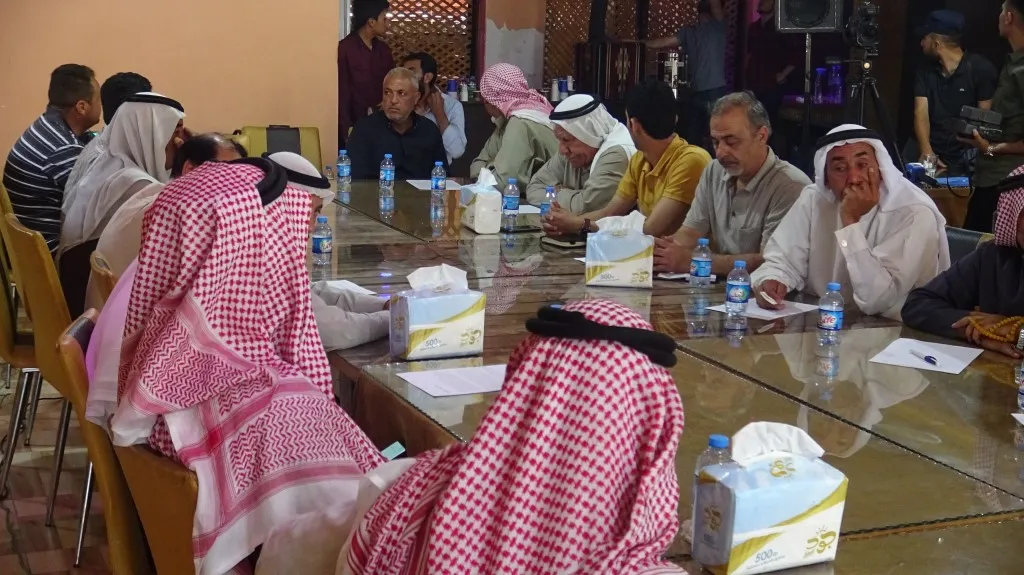 ​​​​​​​مسد يبحث مع عشائر عربية وكردية وتركمانية والشركس في منبج سبل مواجهة الهجمات التركية
