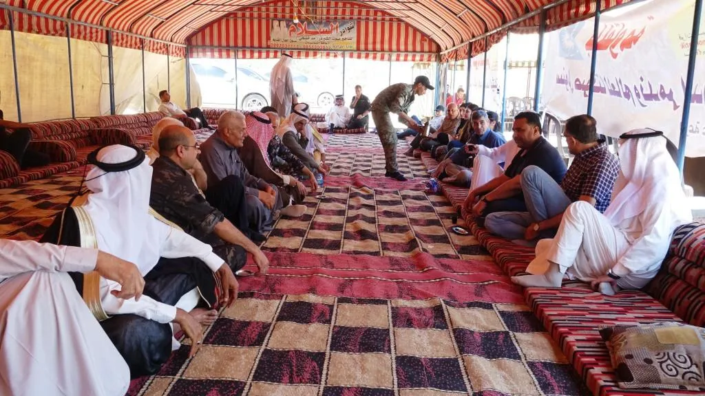 ​​​​​​​زوار خيمة "فزعة عشائر": بالفزعة حررنا مناطقنا من العثمانيين وبها سنقاوم الاحتلال التركي