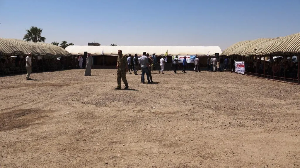 ​​​​​​​زوار خيمة "فزعة عشائر": بالفزعة حررنا مناطقنا من العثمانيين وبها سنقاوم الاحتلال التركي