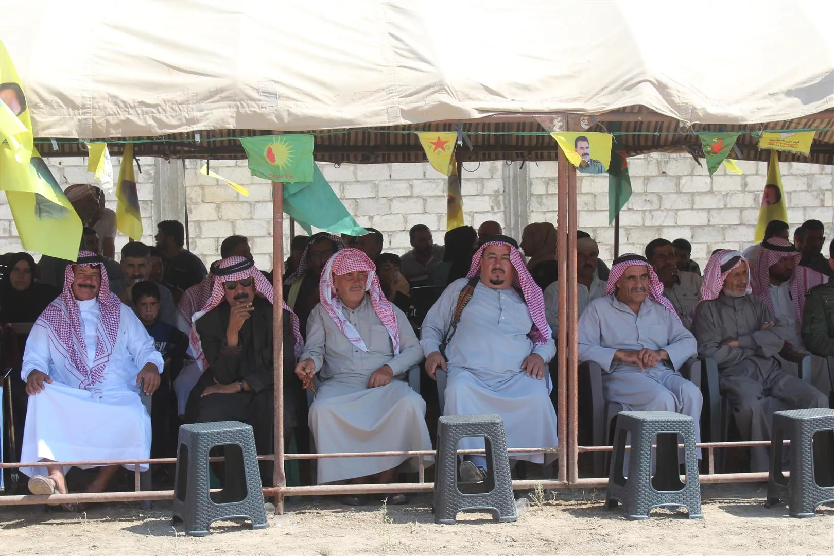 مهرجان خطابي فني في ناحية الهول دعماً لقوات الدفاع الشعبي