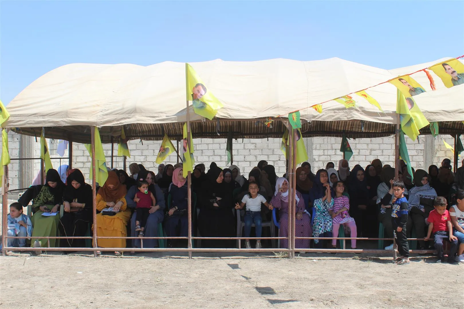 مهرجان خطابي فني في ناحية الهول دعماً لقوات الدفاع الشعبي