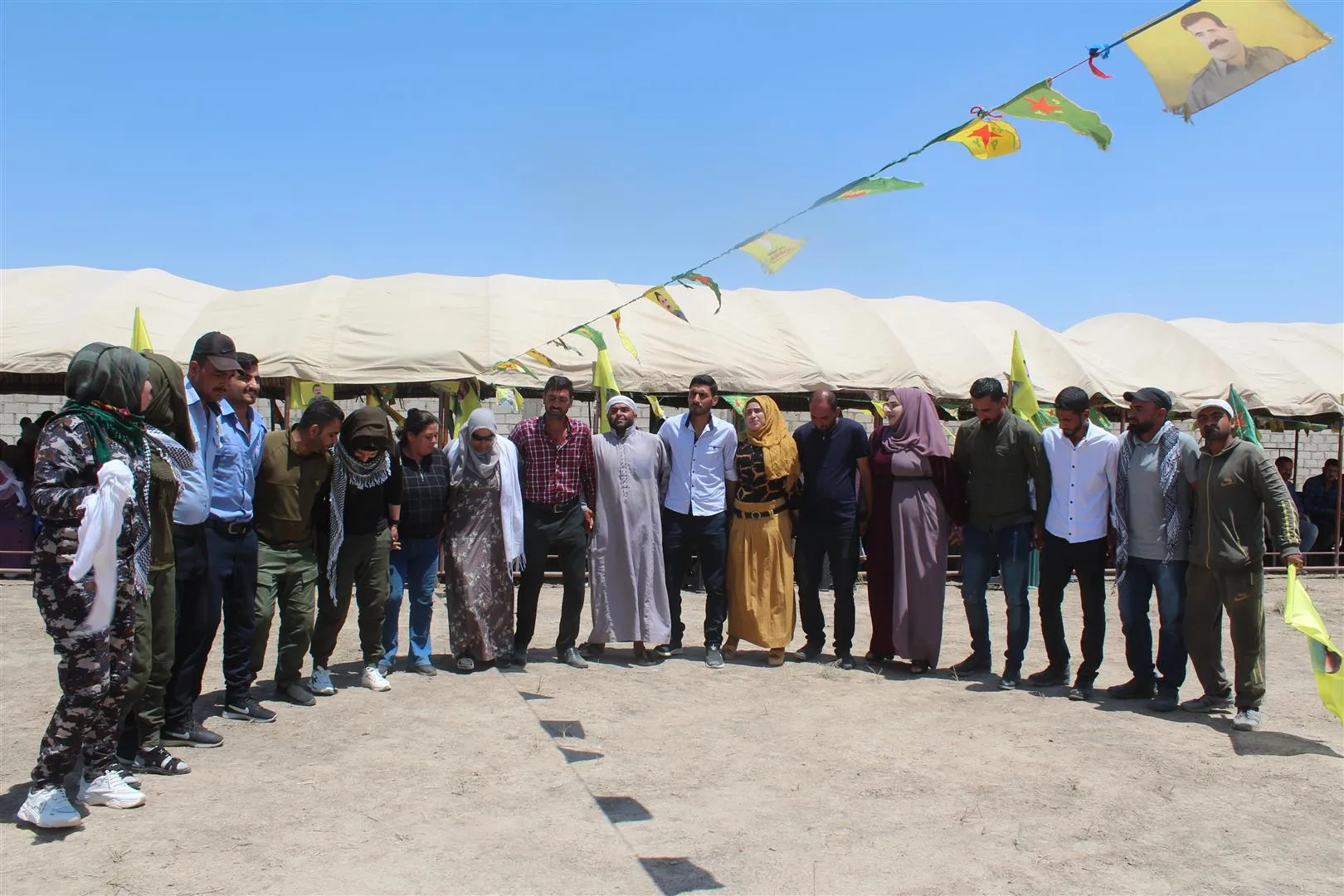 مهرجان خطابي فني في ناحية الهول دعماً لقوات الدفاع الشعبي