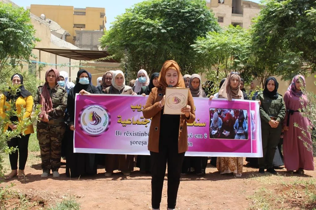 ​​​​​​​تجمع نساء زنوبيا يعلن عن بدء حملة توعوية في مناطق الإدارات المدنية الأربعة