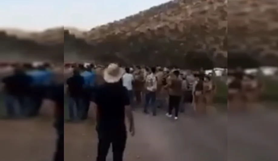 احتجاجات في منطقة برزان بباشور كردستان ضد الفساد