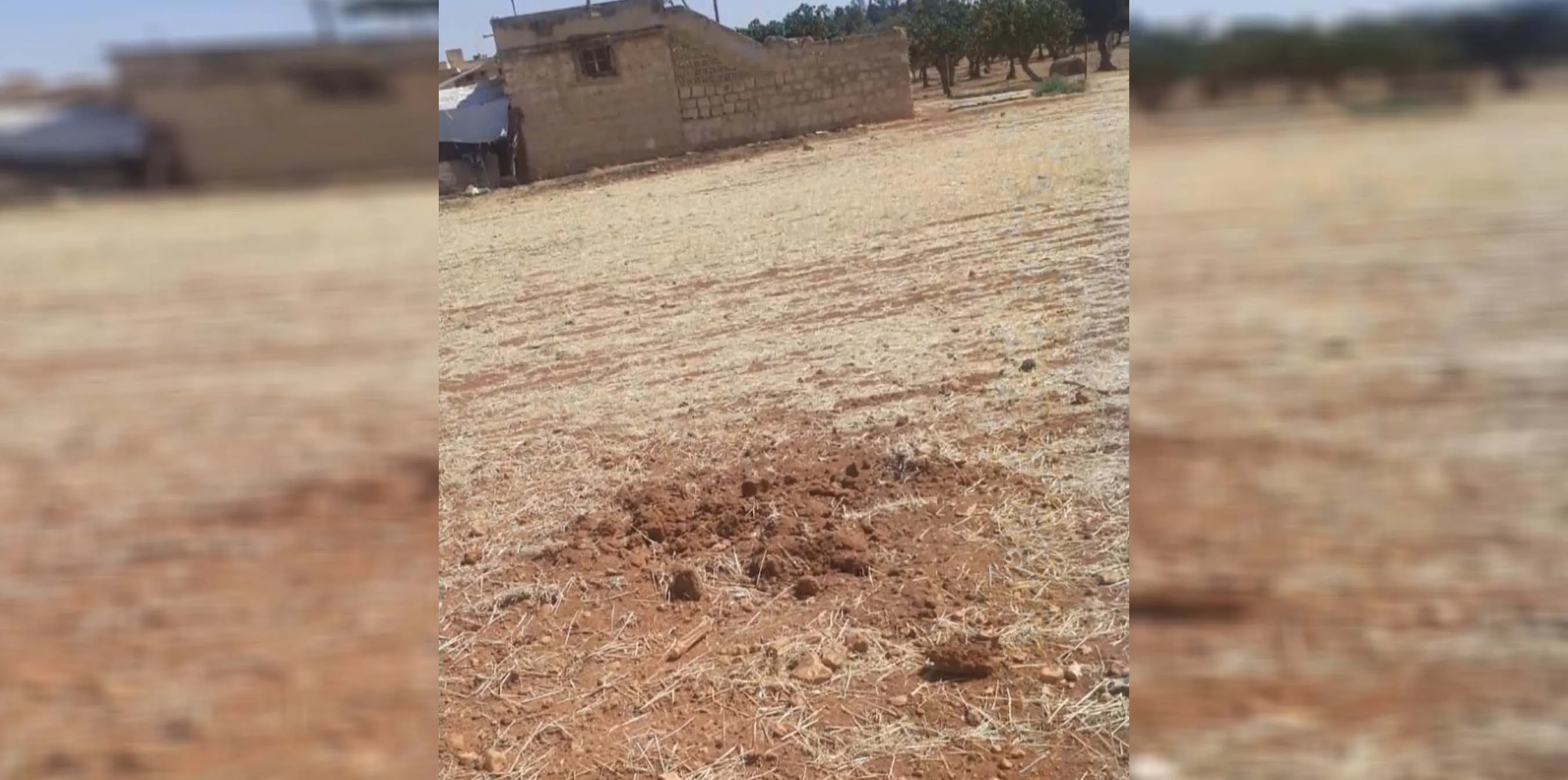 الاحتلال التركي يقصف قرية حاسين في الشهباء