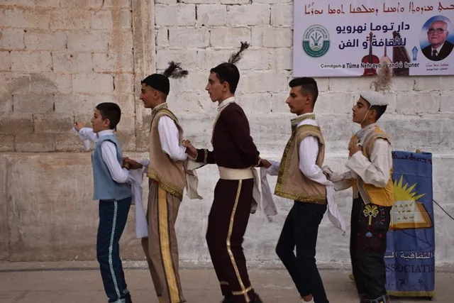 هيئة الثقافة و الفن في مقاطعة قامشلو تفتتح دار توما نهرويو في تربه سبيه