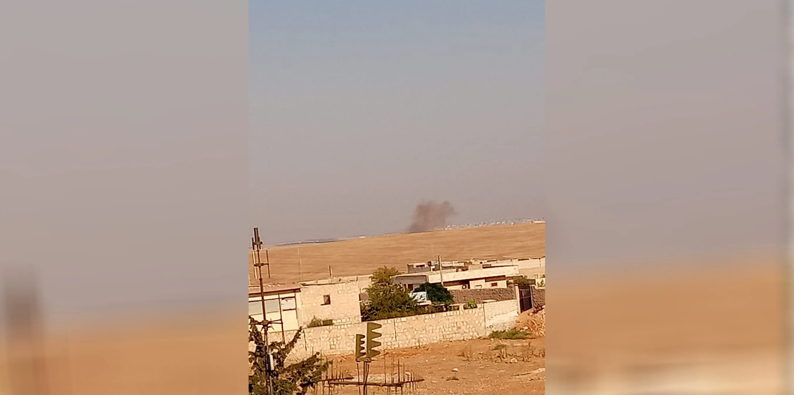 ​​​​​​​الاحتلال التركي يقصف المنطقة الواقعة بين قريتي أحرص وأم الحوش في الشهباء