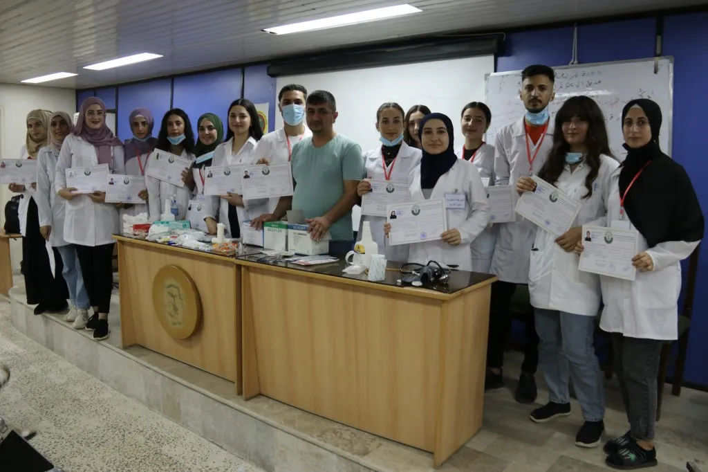 لجنة الصحة في ناحية ديرك تخرج ثالث دورة للتمريض