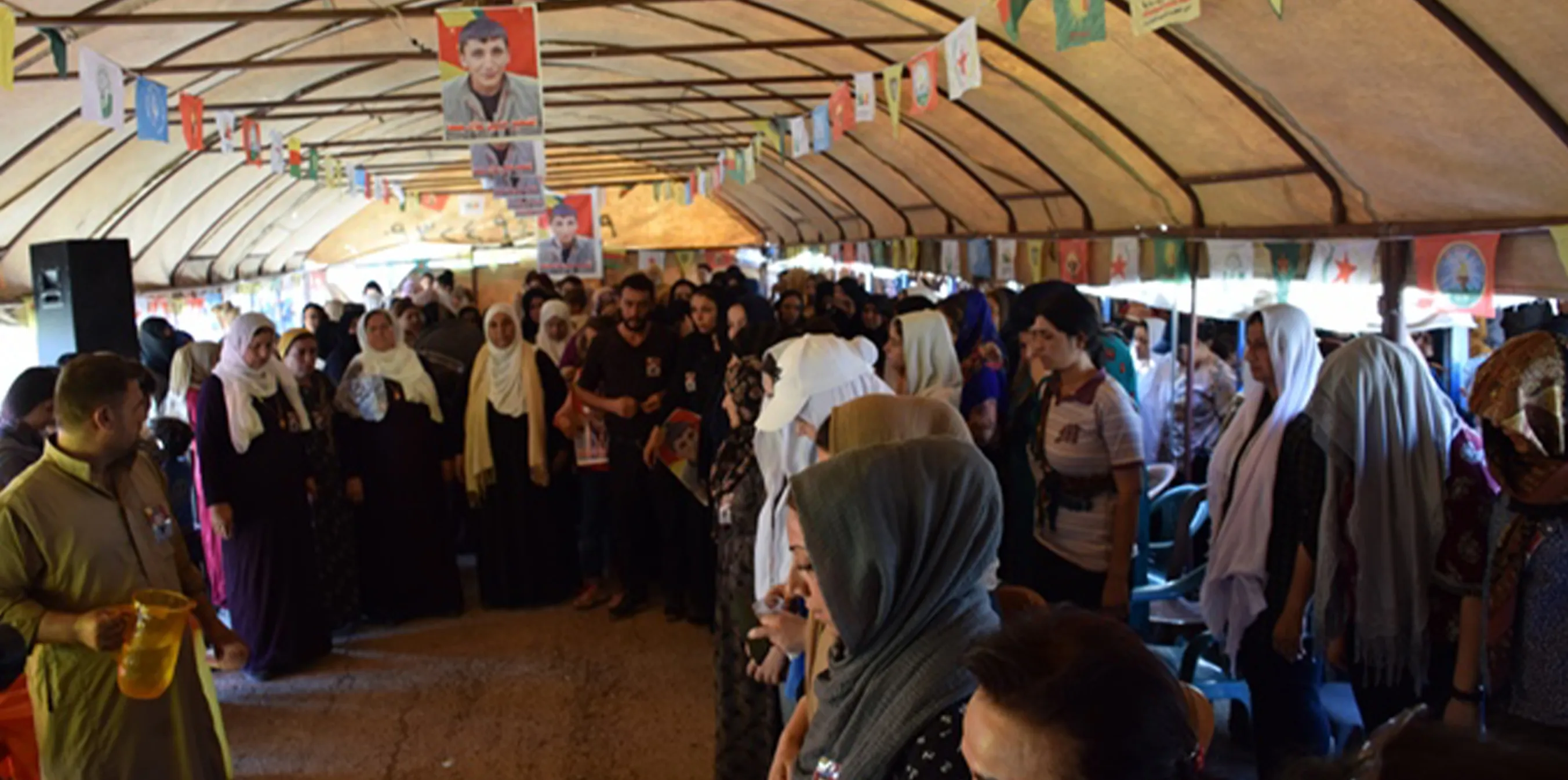 ​​​​​​​خلال المراسم الغيابية للشهيد باور كلهات أهالي تربه سبيه يجددون عهدهم بمواصلة النضال