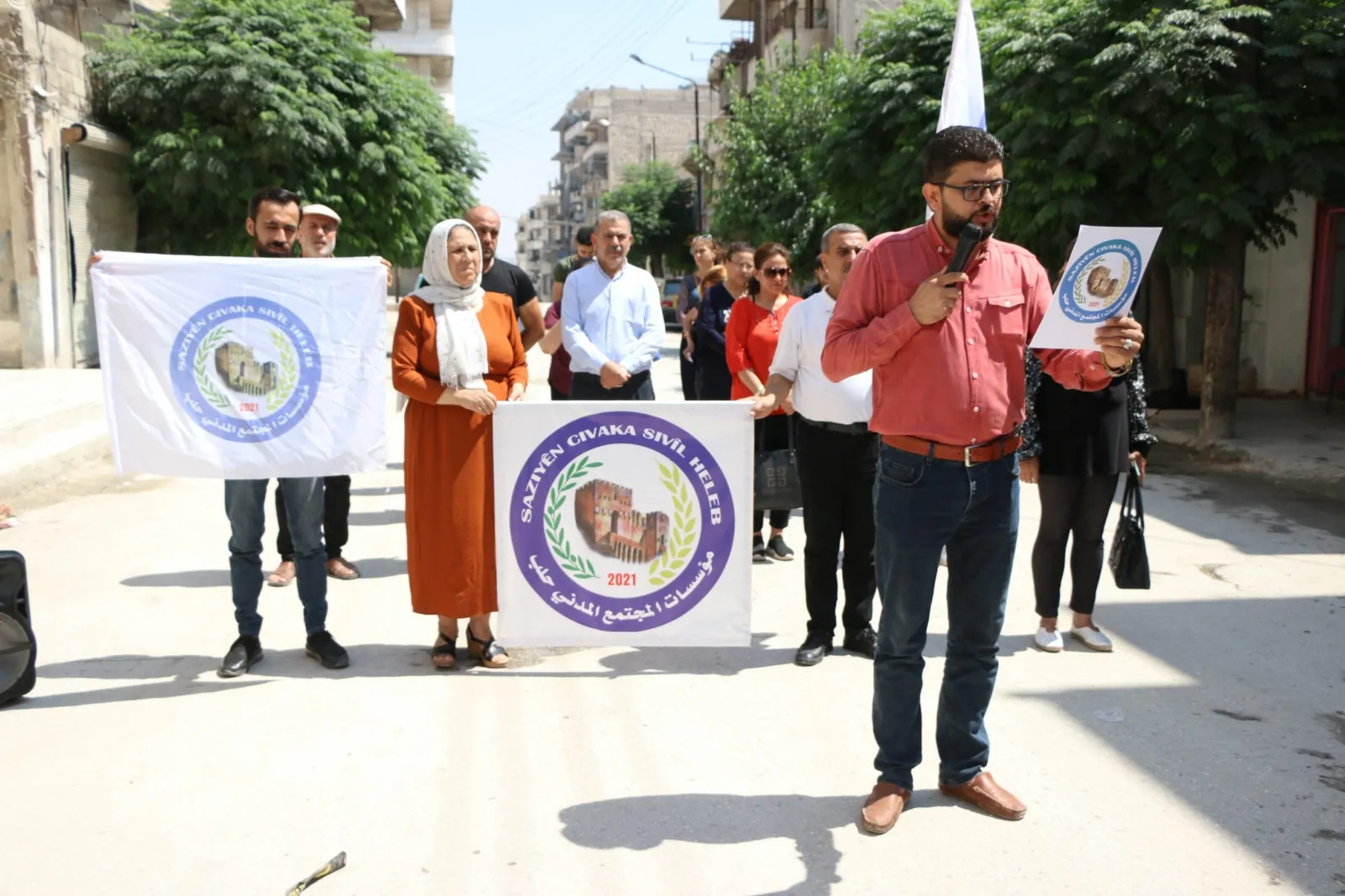 ​​​​​​​خلال سلسلة فعاليات في شمال وشرق سوريا.. مطالبات واسعة بفرض حظر جوي