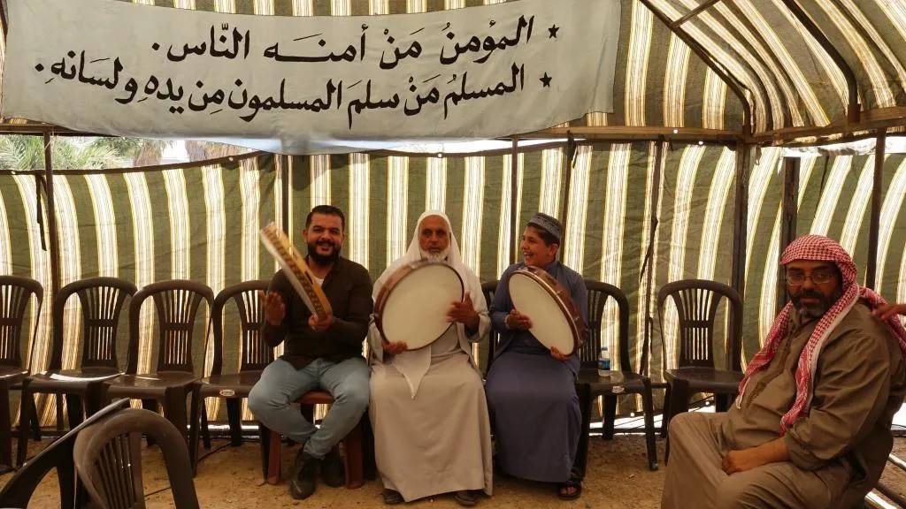 ​​​​​​​المؤسسة الدينية في الرقة تنصب خيمة اعتصام للتنديد بجرائم الاحتلال التركي وهجماته