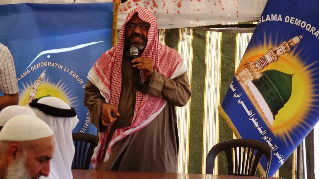 ​​​​​​​المؤسسة الدينية في الرقة تنصب خيمة اعتصام للتنديد بجرائم الاحتلال التركي وهجماته