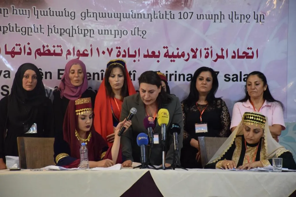 ​​​​​​​الإعلان عن تأسيس اتحاد المرأة الأرمنية في شمال وشرق سوريا في ختام المؤتمر الأول للمرأة الأرمنية
