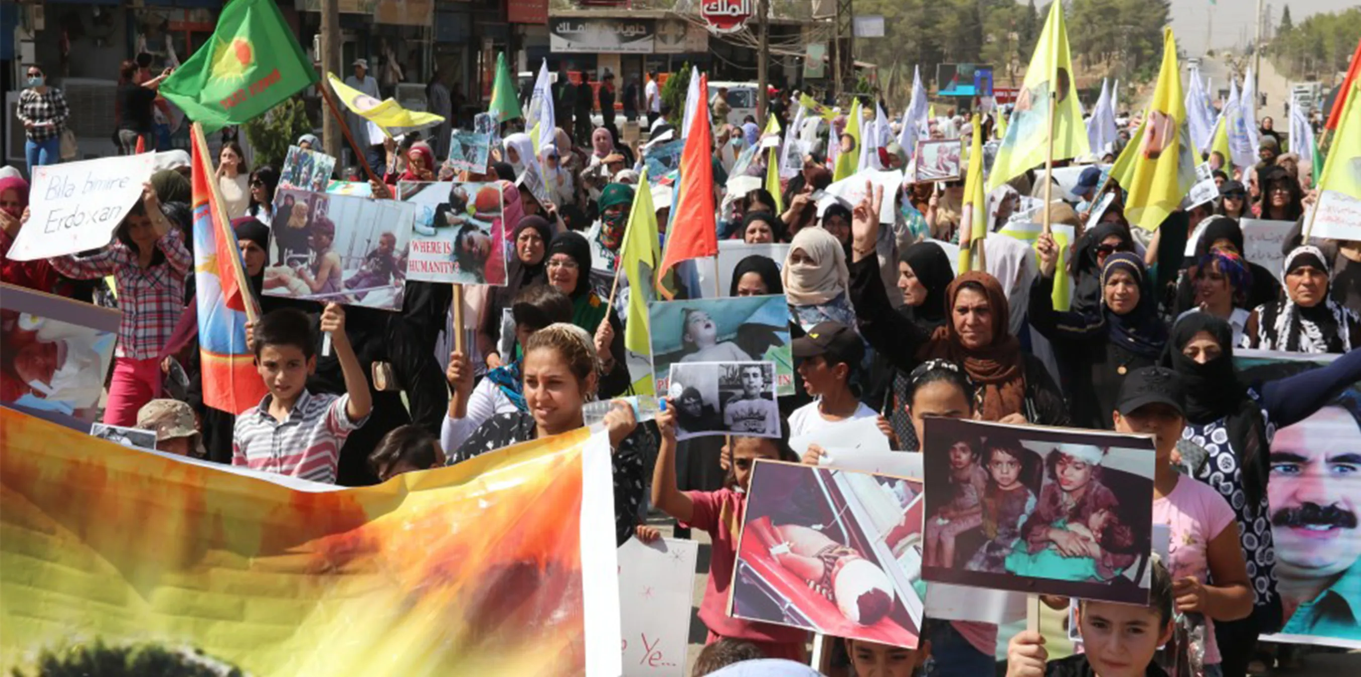 مظاهرات في قامشلو تنديداً بهجمات دولة الاحتلال التركي وتأكيد على الصمود في وجهها