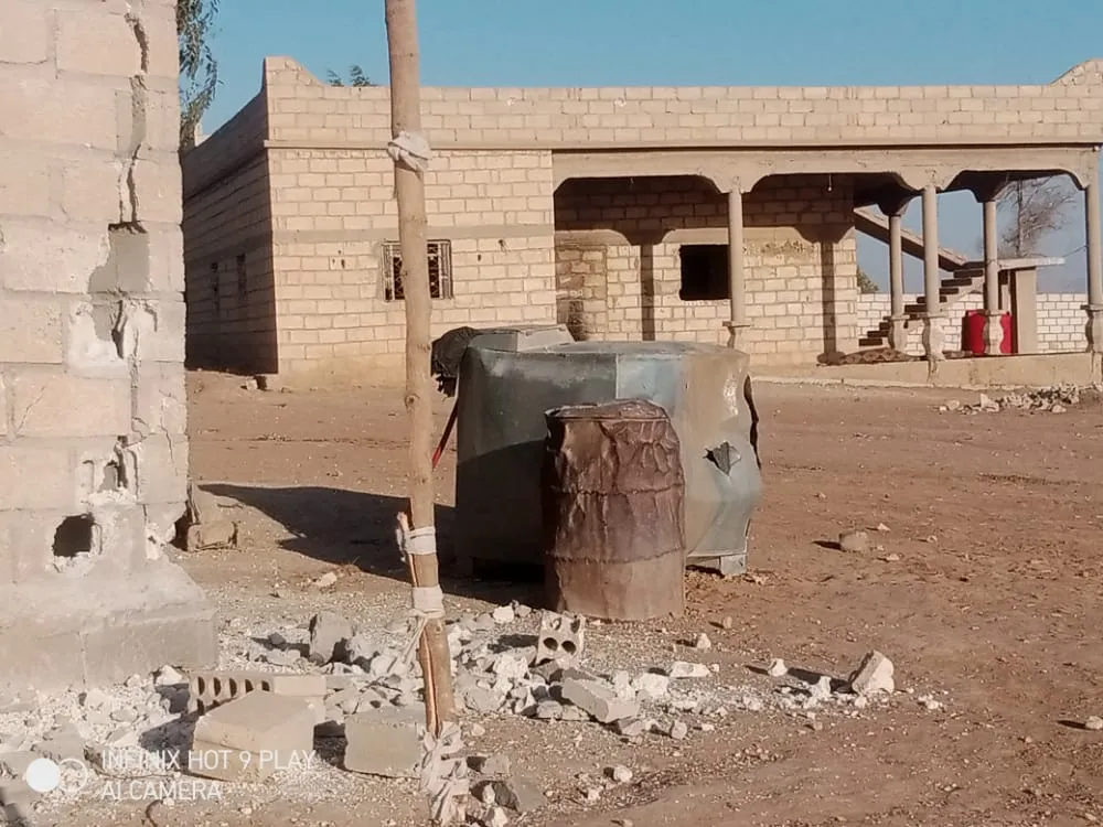 وكالتنا توثق الضرر بمنزل المواطن إبراهيم الذي استشهد فجر اليوم في قصف للاحتلال