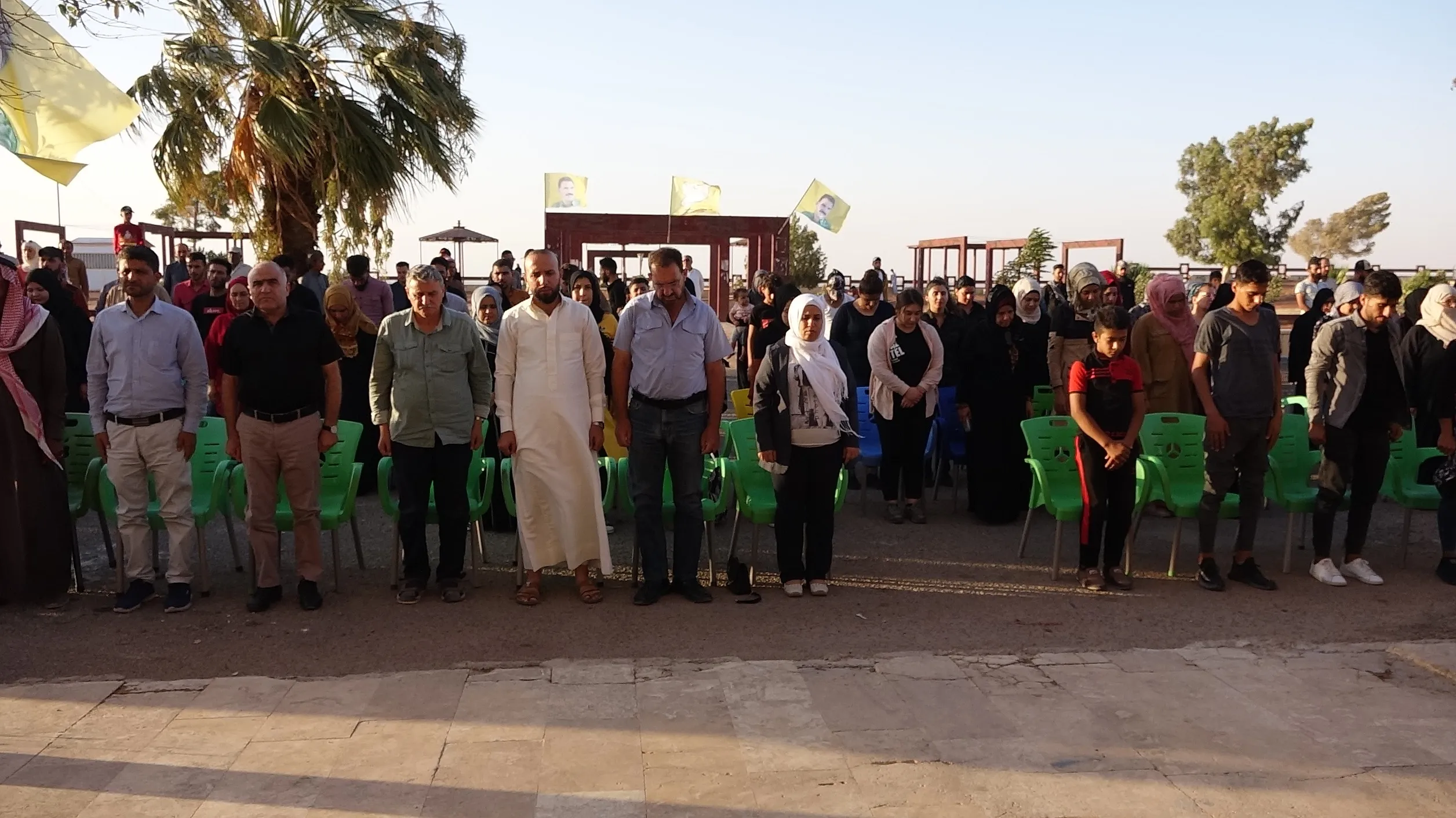  تحت شعار " حرية القائد عبد الله أوجلان هي حرية الشعوب" إقامة فعالية في الطبقة