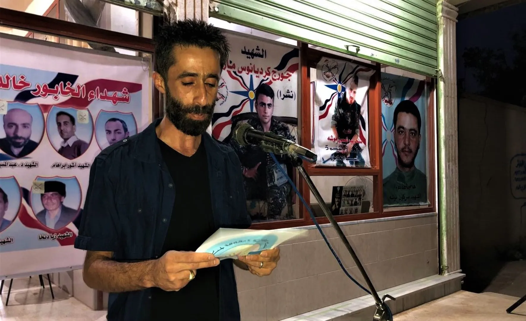 آشوريو تل تمر يحيون عيد الشهيد الآشوري وسط التنديد بالهجمات التركية ضدهم