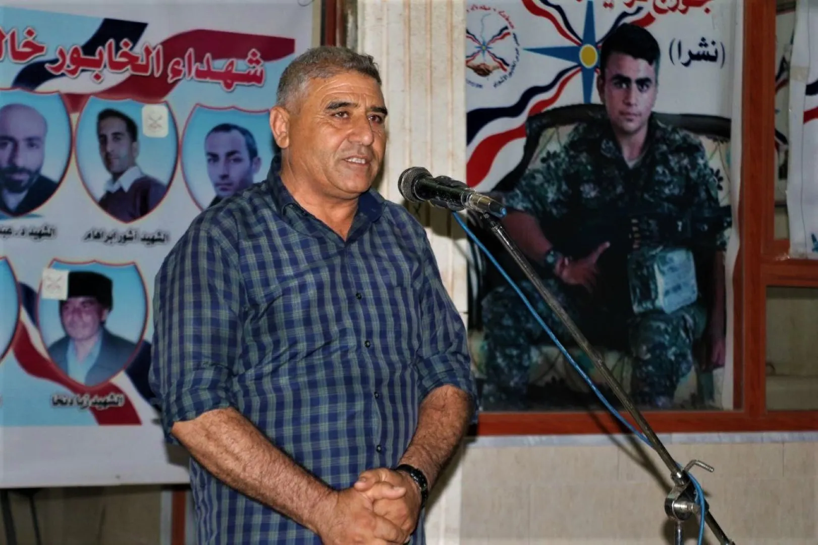 آشوريو تل تمر يحيون عيد الشهيد الآشوري وسط التنديد بالهجمات التركية ضدهم