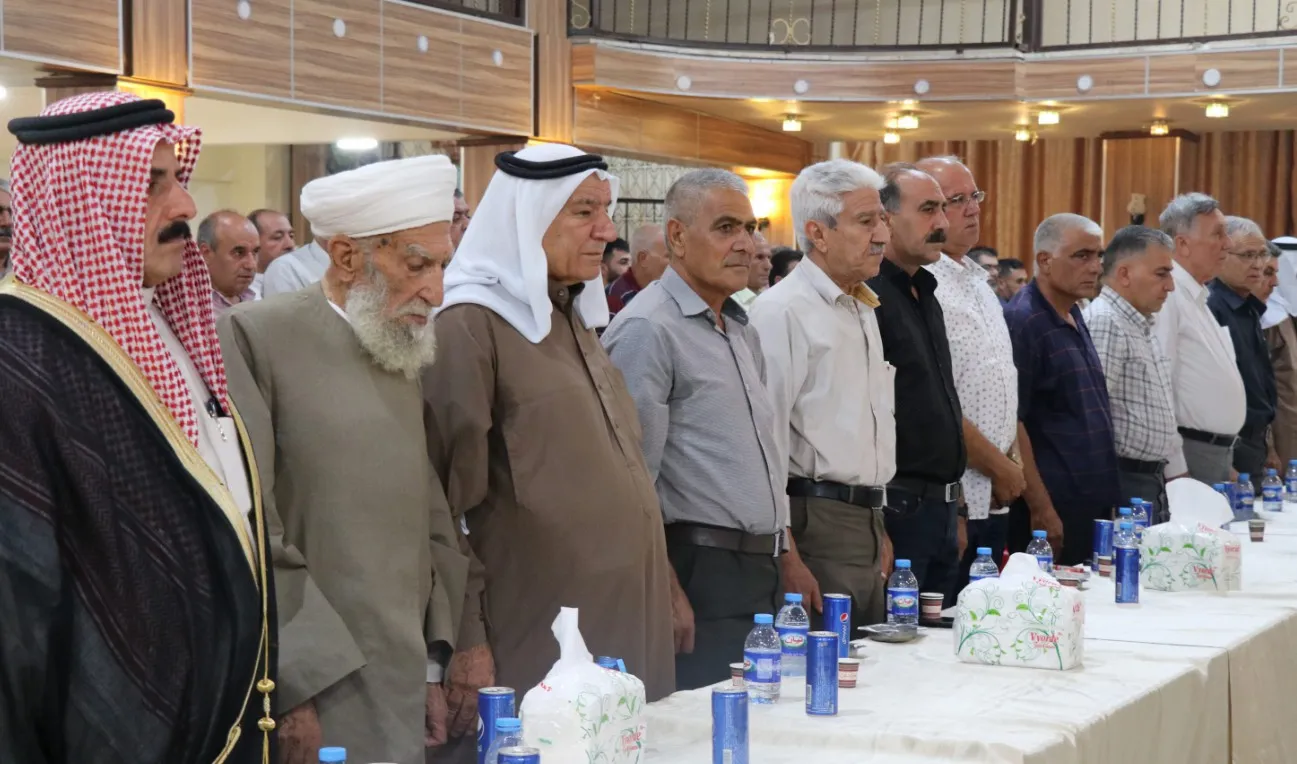 ​​​​​​​عقد صلح بين عائلتين من قامشلو وسري كانيه بعد خلاف إثر حادثة قتل