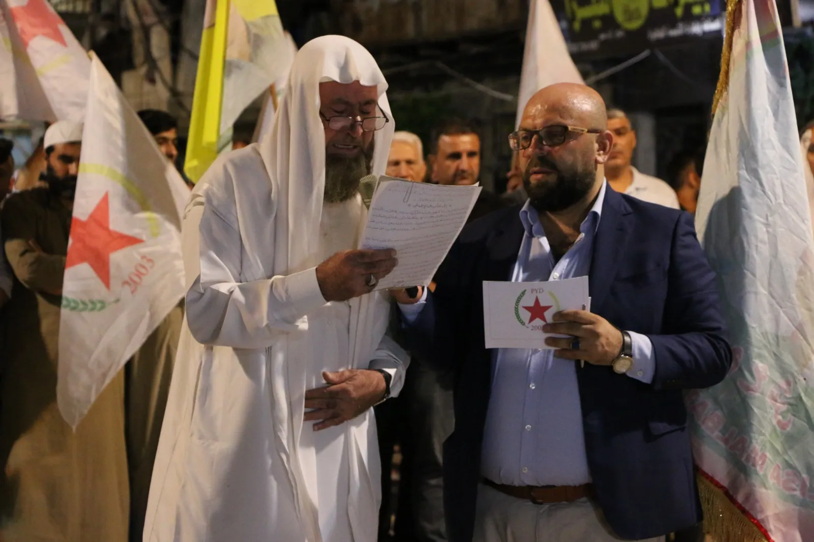 بالتأكيد على استمرار الكفاح والنضال اختتام فعاليات خيمة الاعتصام في حلب