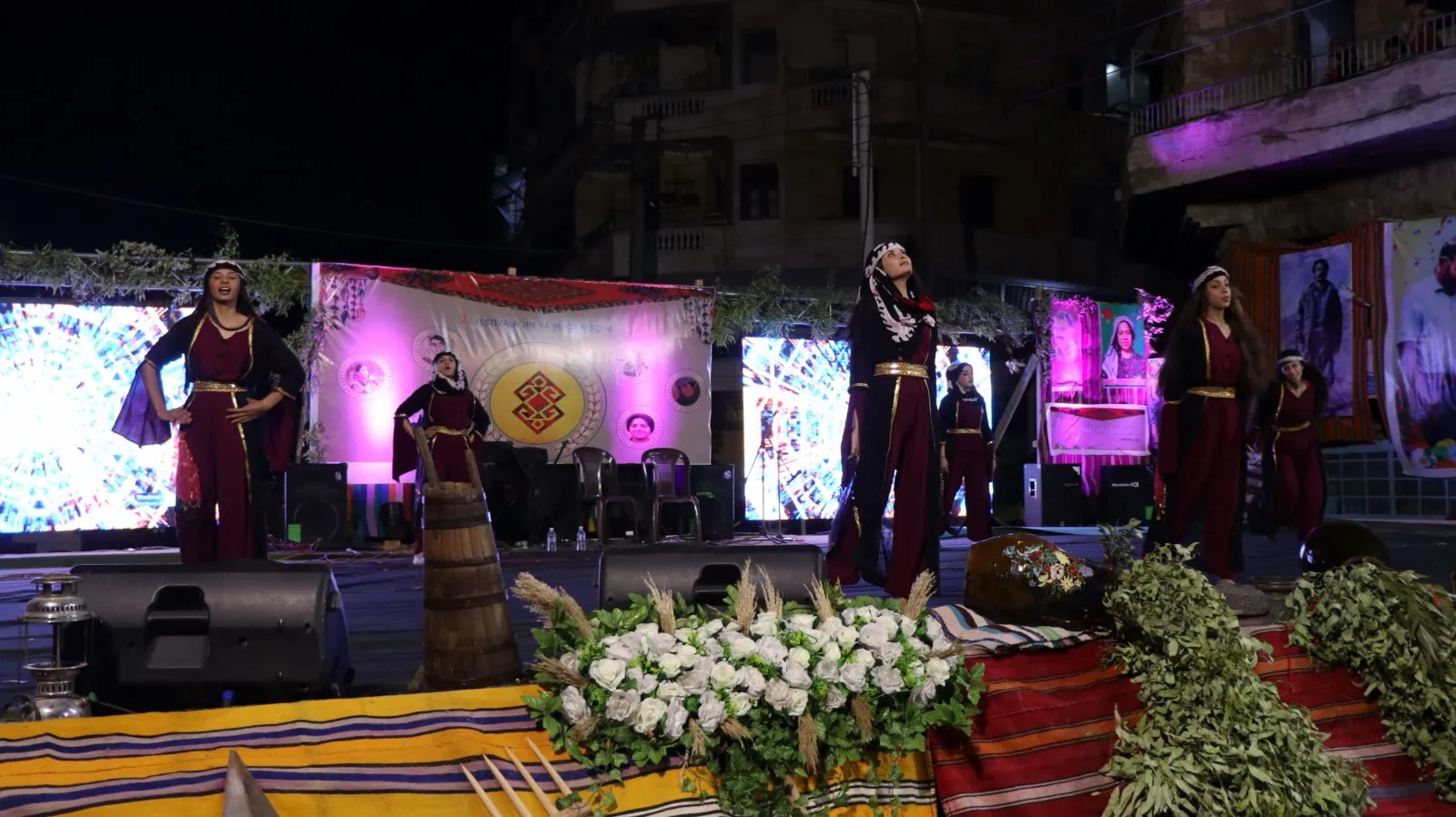 ​​​​​​​في يومه الثاني...مهرجان الشهيدة برجم يستمر بتقديم عروض فنية