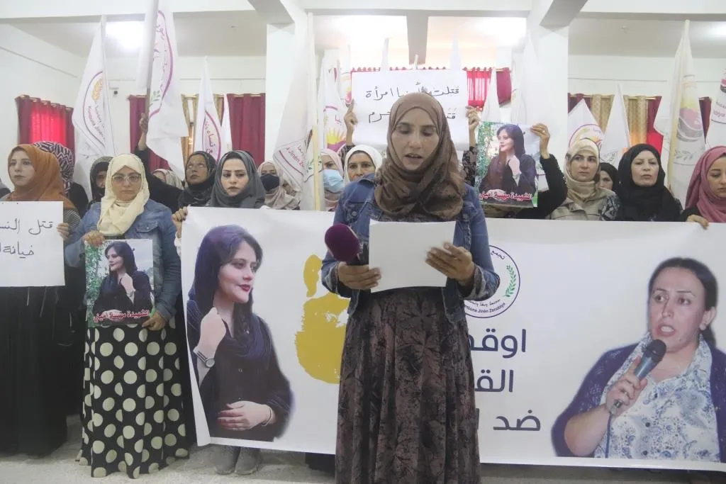 مؤسسات المجتمع المدني تدين هجمات الاحتلال التركي واستهداف الشهيدين زينب ويلماز