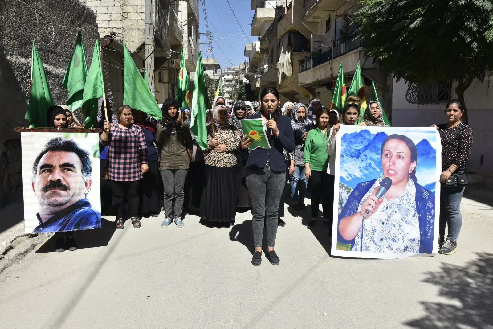 ​​​​​​​خلال فعاليات منددة بالهجوم التركي: بركان الثورات المتأججة ستقضي على الأنظمة الفاشية