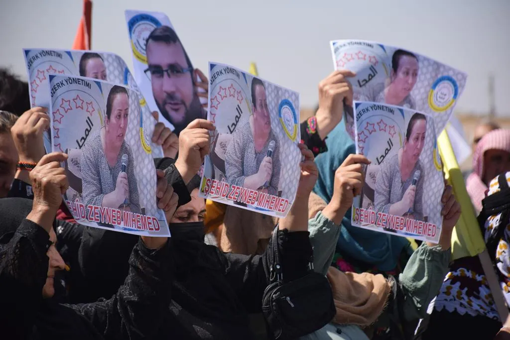​​​​​​​خلال فعاليات منددة بالهجوم التركي: بركان الثورات المتأججة ستقضي على الأنظمة الفاشية